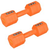  Hl03 podesive bučice narančaste 2 x 2,5 kg hms | shoptok.hr