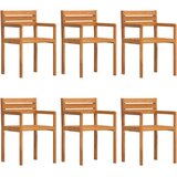  Vrtni blagovaonski set od 7 dijelova, masivno drvo akacije | shoptok.hr