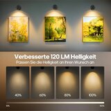 GOODEA 2x polnilna stenska LED reflektorja z daljincem | Shoptok.si