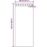 Voile zavjese s ušicama 2 kom narančaste 140x245 cm | Shoptok.si