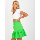 FANCY Skirt-FA-SD-7957.47-light green | Shoptok.si