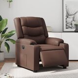 Maison Chic Električni naslanjač - Relax naslanjač rjavo umetno usnje, (22061975) | Shoptok.si