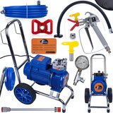 Rosfix Lakirna Enota Blue Strong Storm BSS08 – Brezkrtačni Motor 4500W, 22MPa, 28L/min | Za Profesionalno Barvanje, (5000212329) | Shoptok.si