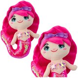  igračka sirena s šljokastim repom 28 cm - tamno roza | Shoptok.si