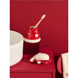 Sinsay Set: Čaša za četkice i posuda za sapun s božićnim motivom | shoptok.hr