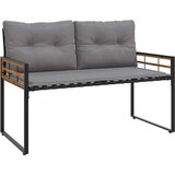  Set vanjskog namještaja s jastukom 4 pcs Svijetlo siva | shoptok.hr