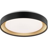 Brilliant LED prigušiva plafonska lampa WALDO LED/24W/230V crna/zlatna + daljinski upravljač | Eponuda.com