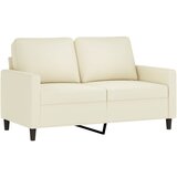  The Living Store Kavč dvosed krem 120 cm žamet - Dvosed, (21495087) | Shoptok.si