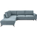 MID.YOU KOTNA SEDEŽNA GARNITURA, šenilja svetlo modra | Shoptok.si