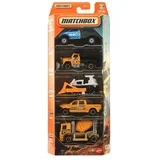 Matchbox: Građevinska ekipa, set od 5 malih autića u mjerilu 1:64 -