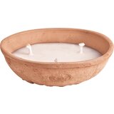 Esschert Design Aged Terracotta skleda za svečo s tremi stenji Cene
