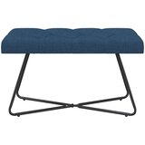  Klupa s gumbastim tkanjem Plava 80 x 40 x 46 cm Tkanina | shoptok.hr
