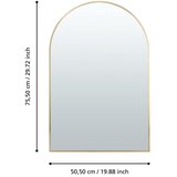 Eglo 425057 - Zidno ogledalo AMBERY 75,5x50,5 cm zlatno | Eponuda.com