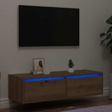 vidaXL TV omarica z LED lučkami artisan hrast 100X35,5x25 cm Cene