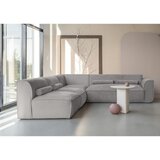Miuform svetlo siva kotna sedežna garnitura (levi kot) flex felix | Shoptok.si