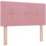 vidaXL Naslon za glavo s gumbi, rozna, 100 cm, velur, (22049391) | Shoptok.si