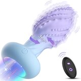 SuperLove 360 Rotating Vibrating & Glowing Butt Plug with Remote Purple Cijene