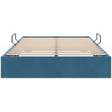  Otomanski krevet s pohranom Tamno plava 120 x 190 cm Baršun | shoptok.hr
