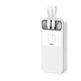  Back up baterija REMAX Stervui series RPP-620 PD 20W + QC 22.5W Fast Charging 20000mAh bela Cene