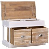  Klupa za hodnik od drva paulovnije 70 x 35 x 45 cm | shoptok.hr