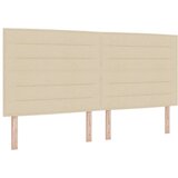  Krevet s podnicom krem 200x200 cm tkanina | shoptok.hr