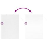 vidaXL Zavjesa za prozor sa zavjesama Ostalo Bijela 155 x 220 cm Aluminij | shoptok.hr