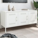Furnova TV omarica bela 100,5x39x50,5 cm jeklo, (21924679) Cene