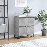  Komoda siva boja betona 60x35x70 cm od konstruiranog drva | shoptok.hr