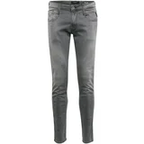 Kavbojke 'Anbass' siv denim