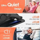 HOFTME Mini eliptični trenažer za pod mizo z zaslonom in daljinskim upravljalnikom | Shoptok.si