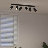  Stropni reflektor s reflektorima Crna 73 x 6 x 16 cm Metal | shoptok.hr
