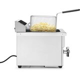  Indukcijska Friteza z Odtočno Pipo 8L, 230V/3500W, (288x619x408mm) | Shoptok.si