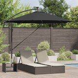  Suncobran 294 x 294 x 248 cm Poliester i aluminij Crna | shoptok.hr