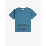 Koton T-Shirt Short Sleeve Printed Crew Neck Cotton Cene