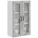  Zidni stakleni ormarić LUCCA Betonska siva 60 x 31 x 100 cm | Eponuda.com
