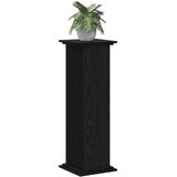  Stalak za biljke Crni hrast 33 x 33 x 100 cm Konstruirano drvo | shoptok.hr