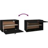  Zidni ormarić crni 60 x 30 x 35 cm od masivne borovine | shoptok.hr