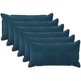  Presvlaka za jastuk 6 pcs HOUTEN Plava 40 x 70 cm Baršun | shoptok.hr