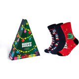 Happy Socks Set čarapa Holiday Tree, 3 para, Šarene Cene