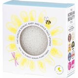 The Konjac Sponge Company tanka okrugla spužvica za bebe white pure Cijene