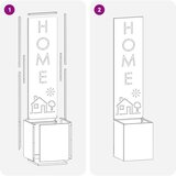 vidaXL Privatnost u vrtu Rezbarija Srebrno 32 x 140 cm Pocinčani čelik | shoptok.hr