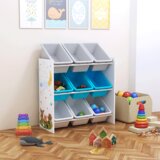 Kondela Organizator/stojalo za igrače, večbarvna/z vzorcem, DARLING TIP 3 | Shoptok.si