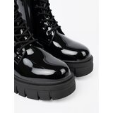 Shelvt Black patent workers on a massive sole | Shoptok.si