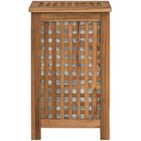  Košarica za rublje Prirodna 35 x 25 x 60 cm Čvrsto teak drvo | Shoptok.si