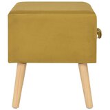  Noćni ormarići 2 kom boja senfa 40 x 35 x 40 cm baršunasti | Eponuda.ba