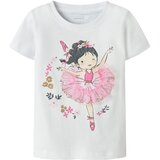 name it Majica 'NMFDEPPA' bež / roza / črna / bela | Shoptok.si