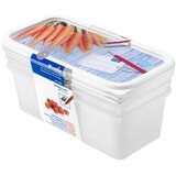 Domino set posuda za zamrzivač 3 x 1,2 L | shoptok.hr