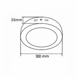  LED PANEL KA-C5 24W 4000K CRNI Cene
