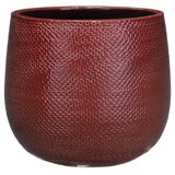 V okrugla tegla za biljke Gabriel (Vanjska dimenzija (ø x V): 21 x 19 cm, Bordo) Cijene
