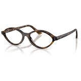 Ray-ban Dioptrijske naočare Romy Bio Based 0RX7265 8320, Ovalne, Smeđa boja Cene